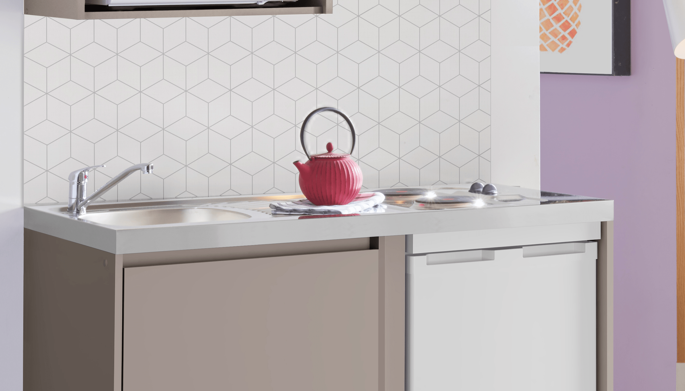 evier cuisinette CPAE 120 cm