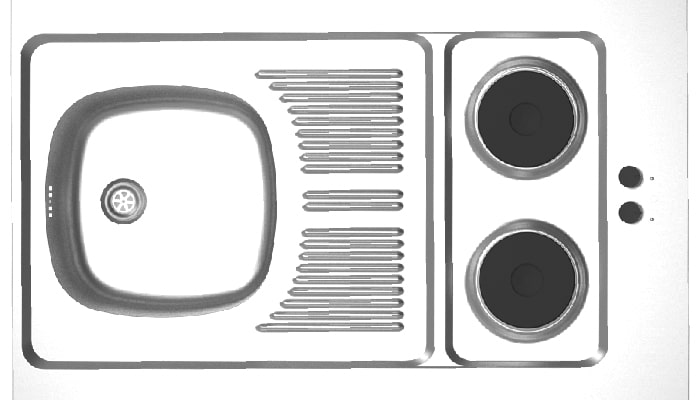evier cuisinette CPAE 100 cm HD